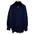 Autre Marque Lounge-Kleid aus Wolle mit Rollkragen Blau Marineblau - Ansicht 3