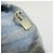 Céline Celine Mini-Strickkleid mit V-Ausschnitt und breitem Rippenstrick Blau Hellblau - Ansicht 13