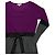Autre Marque Paule Ka Strickkleid Braun Lila - Ansicht 4