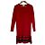 Autre Marque Paule Ka Strickkleid Braun Rot