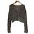 Autre Marque Cárdigan Snidel Fancy Yarn Castaño