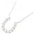 Autre Marque Collana Horseshoe in Diamanti Au750 Argento - vista 3