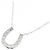 Autre Marque Collana Horseshoe in Diamanti Au750 Argento - vista 4