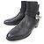 Hermès Botas de couro de bezerro Hermes Neo Kelly com fivela Preto - vista 3