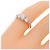 Autre Marque Trilogy Diamantring aus Platin Silber - Ansicht 5