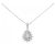 Autre Marque Collana con Diamanti Pt900 Pt850 Argento