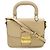 Borsa a mano in pelle Madras Miu Miu Beige