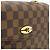 Borsa Louis Vuitton Marzelbe Damier Marrone - vista 6