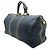 Keepall Borsa da viaggio in pelle Louis Vuitton Tobago Blu Blu navy - vista 2