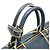 Keepall Borsa da viaggio in pelle Louis Vuitton Tobago Blu Blu navy - vista 4
