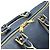 Keepall Borsa da viaggio in pelle Louis Vuitton Tobago Blu Blu navy - vista 5