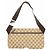 Borsa a Spalla Gucci GG Canvas Marrone Beige - vue 5