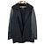 Abrigo de cuero Theory CLAIRENE C_NEW DIVIDE LUXE Negro