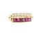 Autre Marque Pola Au750 Rubin Diamant Ring Golden - Ansicht 2
