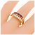 Autre Marque Pola Au750 Rubin Diamant Ring Golden - Ansicht 5