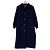 Autre Marque Dignite collier Wool Long Coat Blu Blu navy