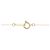 Autre Marque Collana in oro giallo K10 e oro bianco K10 con iolite D'oro - vista 5