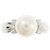 Autre Marque POLA Platin Diamant Akoya Perlenring Silber - Ansicht 2