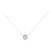 Autre Marque Collana in oro bianco Au750 e diamanti Argento