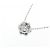 Autre Marque Collana in oro bianco Au750 e diamanti Argento - vista 4