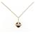 Hermès Collier Hermes 750 Pink Gold Smoky Quartz Marron  - vue 1