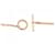 Hermès Collier Hermes 750 Pink Gold Smoky Quartz Marron  - vue 5