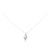 Autre Marque Collana in oro bianco Au750 e diamanti Argento