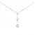 Autre Marque Collana con Diamanti Pt900 Pt850 Argento