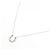 Autre Marque Collana Horseshoe in K14WG e Diamanti Argento - vista 2