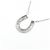 Autre Marque Collana Horseshoe in K14WG e Diamanti Argento - vista 4
