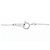 Autre Marque Collana Horseshoe in K14WG e Diamanti Argento - vista 5
