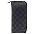 Louis Vuitton Portafoglio verticale con zip Damier Graphite Nero