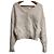 Autre Marque Snidel Strickjacke aus Angora-Mischung Weiß Roh