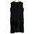Autre Marque VELOUR STOFF KLEID ESTNATION Schwarz - Ansicht 2