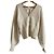 Autre Marque FRAY I.D FWNT234045 Wollstrickjacke Beige Roh