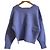 Autre Marque TOMORROWLAND Woll-Kaschmir 2way Pullover Strick Blau - Ansicht 2