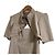Autre Marque Snidel Mini-Kleid mit Ärmelschlitz und offenem Dekolleté Beige - Ansicht 4