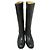 Autre Marque SAYA Lederlange Stiefel Schwarz - Ansicht 5
