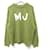MARC JACOBS Jacquard-Logo-Strickpullover Grün Khaki  - Ansicht 1