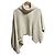 Autre Marque Asymmetrischer Strick-Poncho DRAE BY BLOSSOM Beige