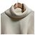Autre Marque Asymmetrischer Strick-Poncho DRAE BY BLOSSOM Beige - Ansicht 3