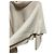 Autre Marque Asymmetrischer Strick-Poncho DRAE BY BLOSSOM Beige - Ansicht 5