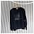 Hermès Sweatshirt mit Lederpatch Navy Blau  - Ansicht 3