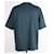 Hermès T-Shirt mit Pferdeleder-Patch Turquoise Blau - Ansicht 5