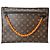 Louis Vuitton Clutch con catena monogramma Virgil Abloh Marrone