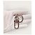 Louis Vuitton Portachiavi con Charm in Pelle Berry Rosa LV - vista 3