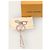 Louis Vuitton Portachiavi con Charm in Pelle Berry Rosa LV - vista 5