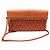 Miu Miu Clutch crossbody in nappa trapuntata arancione e rosa