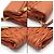 Miu Miu Clutch crossbody in nappa trapuntata arancione e rosa - vista 13