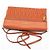 Miu Miu Clutch crossbody in nappa trapuntata arancione e rosa - vista 3